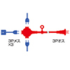 TAP-EX33-10BK / 電源延長コード（3分岐・3P・3個口・10m・ブラック）　