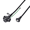 TAP-EX33-10BK 電源延長コード(3分岐・3P・3個口・10m・ブラック) TAP-EX33-10BK / 電源延長コード(3分岐・3P・3個口・10m・ブラック)