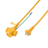 TAP-EX33-10Y 電源延長コード(3分岐・3P・3個口・10m・イエロー) TAP-EX33-10Y / 電源延長コード(3分岐・3P・3個口・10m・イエロー)