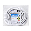 TAP-EX34-10W スリム電源延長コード(2P・3個口・10m・ホワイト) TAP-EX34-10W / スリム電源延長コード(2P・3個口・10m・ホワイト)
