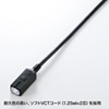 TAP-EX34-1BK スリム電源延長コード(2P・3個口・1m・ブラック) TAP-EX34-1BK / スリム電源延長コード(2P・3個口・1m・ブラック)