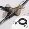 TAP-EX36B-10 / アースピン折りたたみプラグ、防塵キャップ付き電源延長コード（3個口・10m）