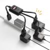 TAP-EX3SWBK / 一括集中スイッチ付き電源延長コード（2P・3分岐・3個口・ブラック）