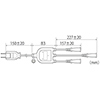 TAP-EX3W / ACアダプタ専用電源延長コード（3分岐・ホワイト）