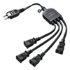TAP-EX4BKN ACアダプタ専用電源延長コード(4分岐・2P・4個口・ブラック) TAP-EX4BKN / ACアダプタ専用電源延長コード(4分岐・2P・4個口・ブラック)