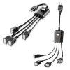 TAP-EX4SWBK 一括集中スイッチ付き電源延長コード(2P・4分岐・4個口・ブラック) TAP-EX4SWBK / 一括集中スイッチ付き電源延長コード(2P・4分岐・4個口・ブラック)
