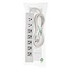 TAP-F37-2KSR 電源タップ(3P・7個口・2m) TAP-F37-2KSR / 電源タップ(3P・7個口・2m)