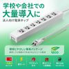 TAP-F37-3ZSR 電源タップ(3P・7個口・3m) TAP-F37-3ZSR / 電源タップ(3P・7個口・3m)