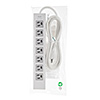 TAP-F37-2ZSR 電源タップ(3P・7個口・2m) TAP-F37-2ZSR / 電源タップ(3P・7個口・2m)