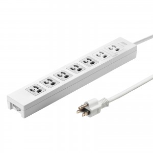 TAP-F37-3KR / 電源タップ(3P・7個口・3m)