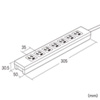 TAP-F37-5 / 電源タップ（3P・7個口・5m）