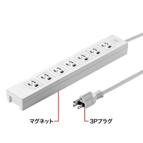 TAP-F37-5 / 電源タップ（3P・7個口・5m）