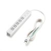 TAP-F37SH-2KS 抜け止めシャッタータップ(3P・7個口・2m) TAP-F37SH-2KS / 抜け止めシャッタータップ(3P・7個口・2m)