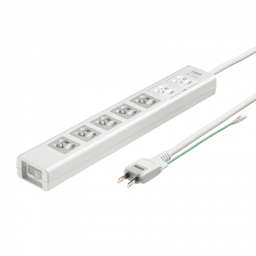TAP-F37SH-3KS / 抜け止めシャッタータップ（3P・7個口・3m）
