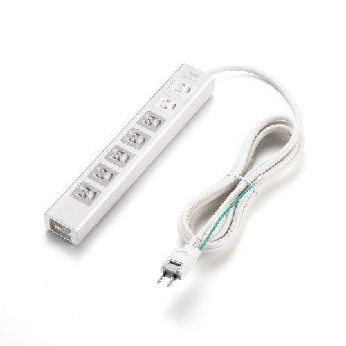 TAP-F37SH-3KS / 抜け止めシャッタータップ（3P・7個口・3m）