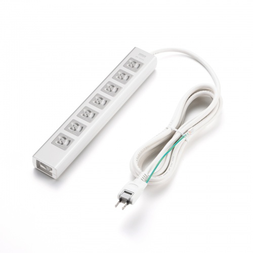 TAP-F37SH-3ZS / 抜け止めシャッタータップ（3P・7個口・3m）