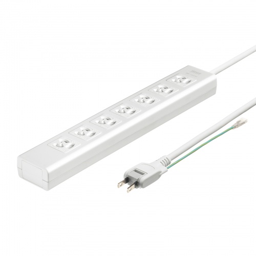 TAP-F37SH-5SR / 抜け止めシャッタータップ（3P・7個口・5m）