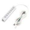 TAP-F37SH-5ZS 抜け止めシャッタータップ(3P・7個口・5m) TAP-F37SH-5ZS / 抜け止めシャッタータップ(3P・7個口・5m)