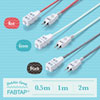 TAP-FB1-05BK ファブリックコードタップ(2P・3個口・ブラック・0.5m) TAP-FB1-05BK / ファブリックコードタップ(2P・3個口・ブラック・0.5m)