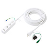 TAP-HP4-10W 高強度タップ(3P・4個口・10m・ホワイト) TAP-HP4-10W / 高強度タップ(3P・4個口・10m・ホワイト)