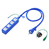 TAP-HP4-1BL 高強度タップ(3P・4個口・1m・ブルー) TAP-HP4-1BL / 高強度タップ(3P・4個口・1m・ブルー)