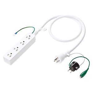 TAP-HP4-1W / 高強度タップ（3P・4個口・1m・ホワイト）