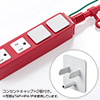TAP-HP4-3BL 高強度タップ(3P・4個口・3m・ブルー) TAP-HP4-3BL / 高強度タップ(3P・4個口・3m・ブルー)