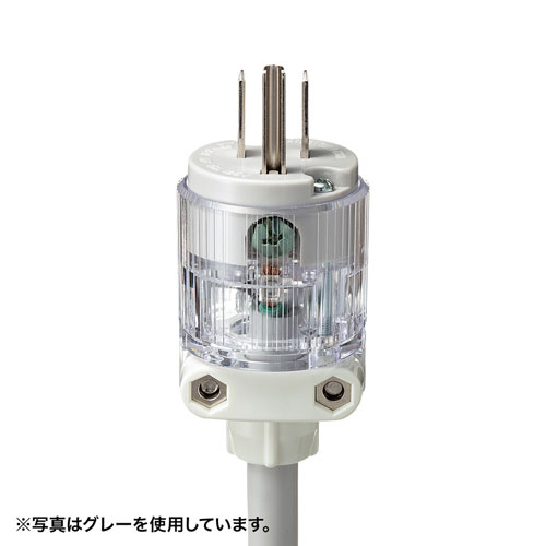 TAP-HPM6-5G / 医用接地プラグ付き電源タップ（3P・6個口・グリーン・5m）