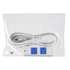 TAP-K2N-3BL 工事物件タップ(3P・2個口・3m・ブルー) TAP-K2N-3BL / 工事物件タップ(3P・2個口・3m・ブルー)