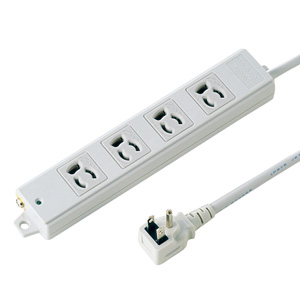 TAP-K4L-3 / 工事物件タップ(3P・4個口・3m)