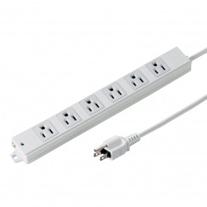 TAP-K6N-1 / 工事物件タップ(3P・6個口・1m)