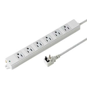 TAP-K6NL-1 / 工事物件タップ(3P・6個口・1m)