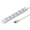 TAP-K6NSP-3 工事物件雷ガードタップ(3P・6個口・3m) TAP-K6NSP-3 / 工事物件雷ガードタップ(3P・6個口・3m)
