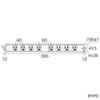 TAP-K8-3BL 工事物件タップ (3P・8個口・3m・ブルー) TAP-K8-3BL / 工事物件タップ (3P・8個口・3m・ブルー)