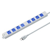 TAP-K8N-3BL 工事物件タップ(3P・8個口・3m・ブルー) TAP-K8N-3BL / 工事物件タップ(3P・8個口・3m・ブルー)