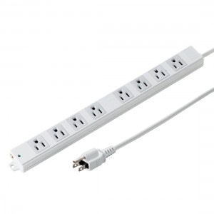 TAP-K8N-3 / 工事物件タップ(3P・8個口・3m)