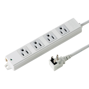 TAP-KE4NL-1 / 工事物件タップ(3P・4個口・1m)