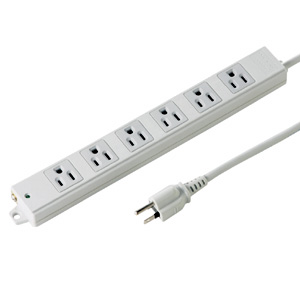 TAP-KE6N-5 / 工事物件タップ(3P・6個口・5m)