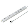 TAP-KE8L-1 工事物件タップ(3P・8個口・1m) TAP-KE8L-1 / 工事物件タップ(3P・8個口・1m)