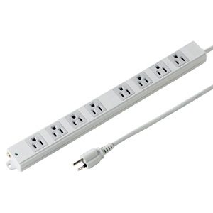 TAP-KE8N-3 / 工事物件タップ(3P・8個口・3m)