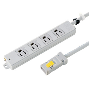 TAP-KH4-3 / 工事物件タップ(3P・4個口・3m)
