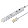 TAP-KH6-1 工事物件タップ(3P・6個口・1m) TAP-KH6-1 / 工事物件タップ(3P・6個口・1m)