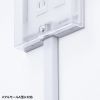 TAP-KJCV3 / 透明コンセントカバー（鍵付き）