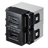 TAP-KJUSB1C1BK / 埋込USB給電用コンセント　(Type-C搭載)