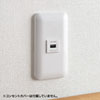 TAP-KJUSB1W 埋込USB給電用コンセント(1ポート用) TAP-KJUSB1W / 埋込USB給電用コンセント(1ポート用)