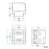 TAP-KJUSB2W USB給電用埋め込みコンセント(USB 2ポート・5V 2.4A急速充電対応・ホワイト) TAP-KJUSB2W / USB給電用埋め込みコンセント(USB 2ポート・5V 2.4A急速充電対応・ホワイト)