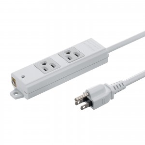 TAP-KS2N-2 / 工事物件タップ(3P・2個口・2m)