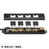 TAP-KS4-2BK / 工事物件タップ（3P・4個口・2m）