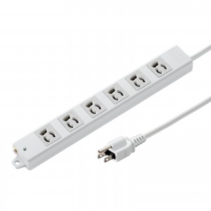 TAP-KS6-1 / 工事物件タップ(3P・6個口・1m)