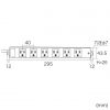 TAP-KS6N-2 工事物件タップ(3P・6個口・2m) TAP-KS6N-2 / 工事物件タップ(3P・6個口・2m)